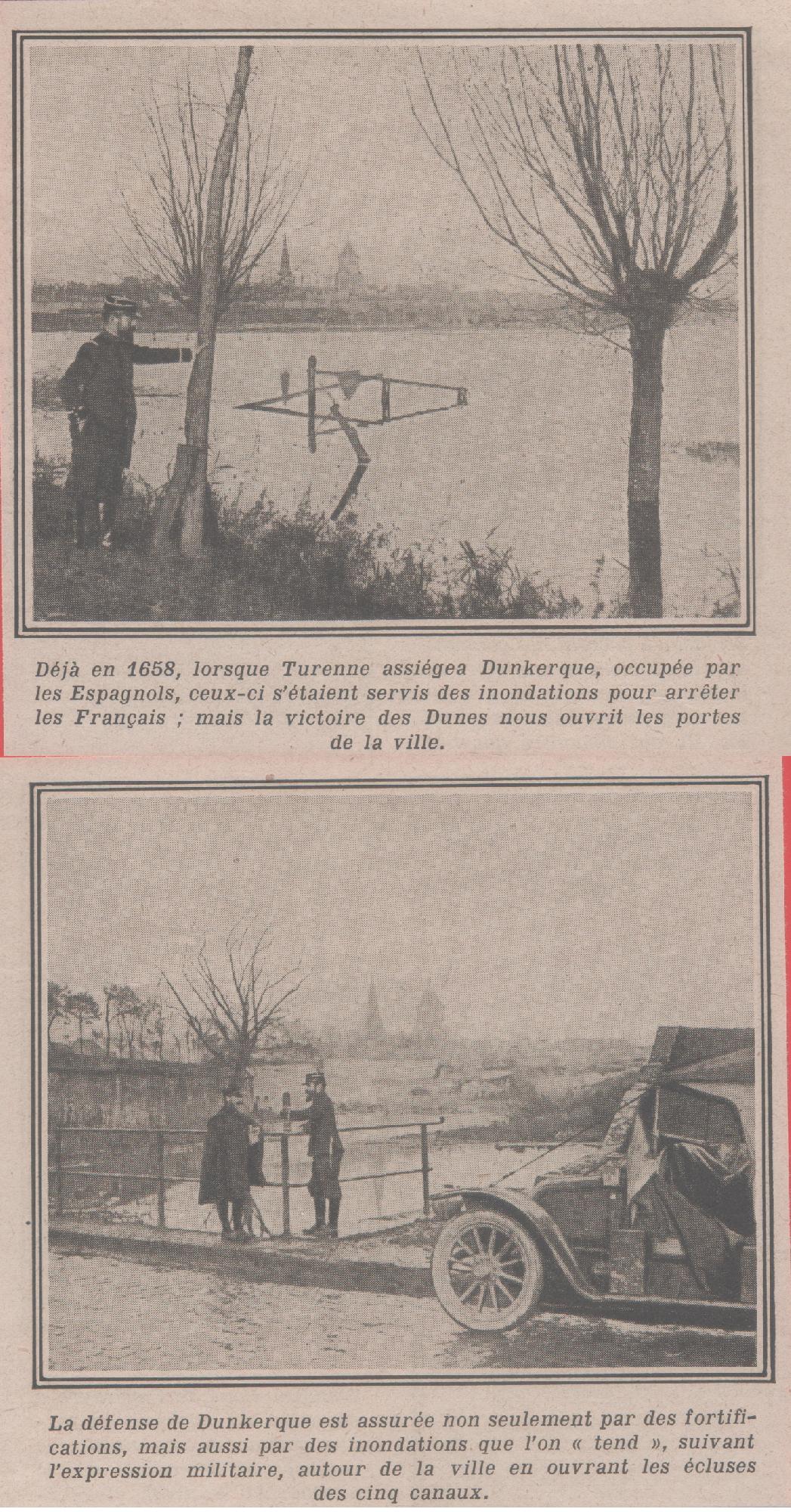 IWW. Dunkerque allagata.. 1915