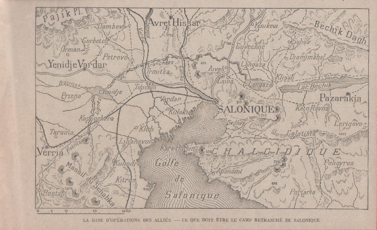 IWW. La base delle operazioni alleate. Il campo trincerato di …
