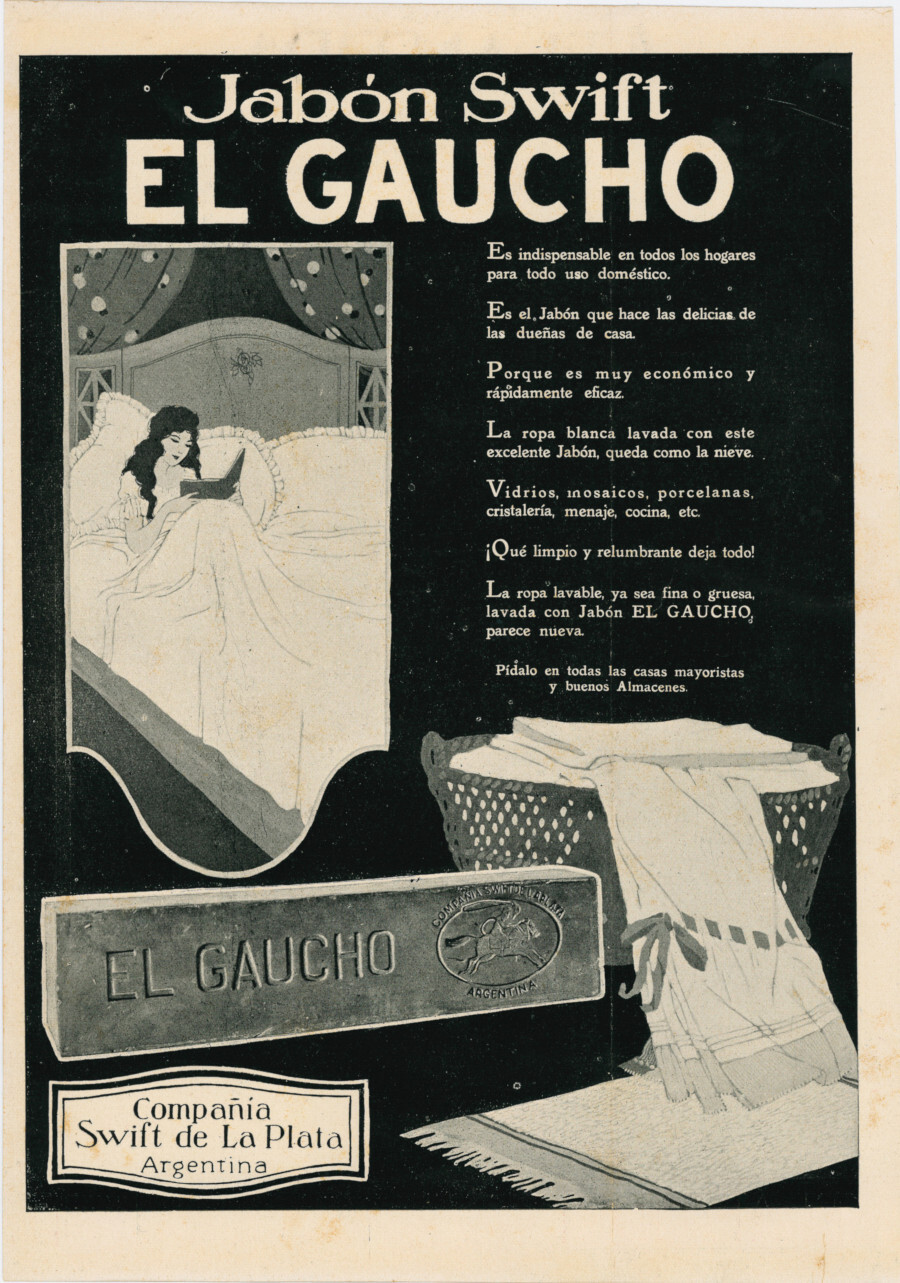 Jabon Swift El Gaucho. Advertising 1922