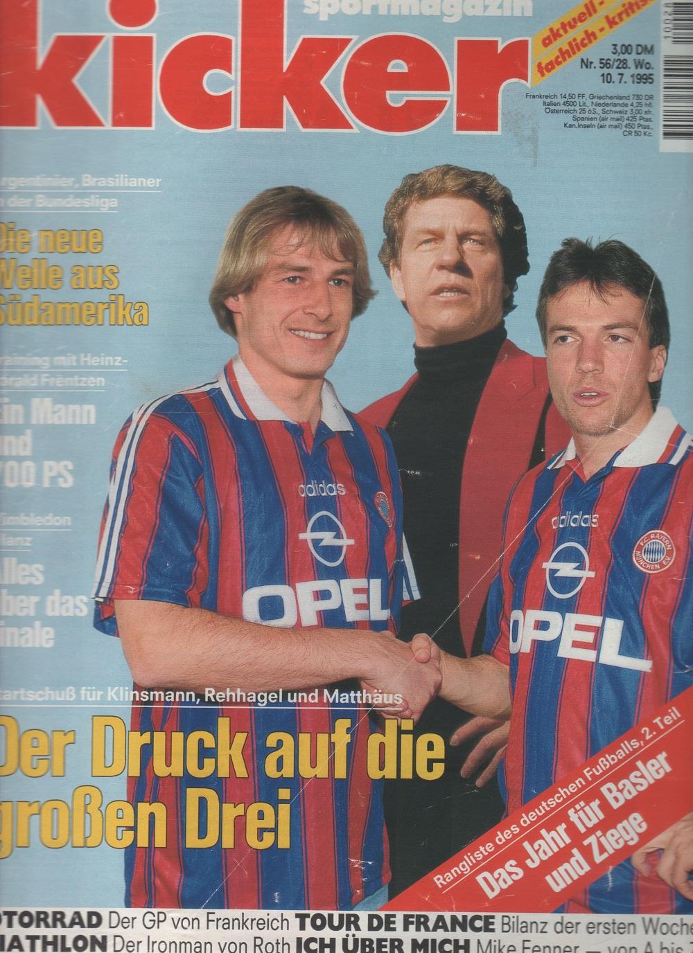 kicker sportmagazine. n. 56/28. 10/7/1995