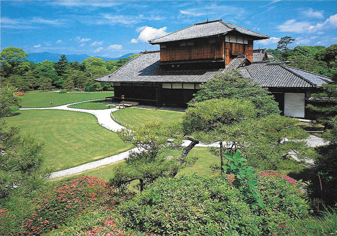 Kyoto. Nijo Castle. The Main Citadel and landscape garden. Non …