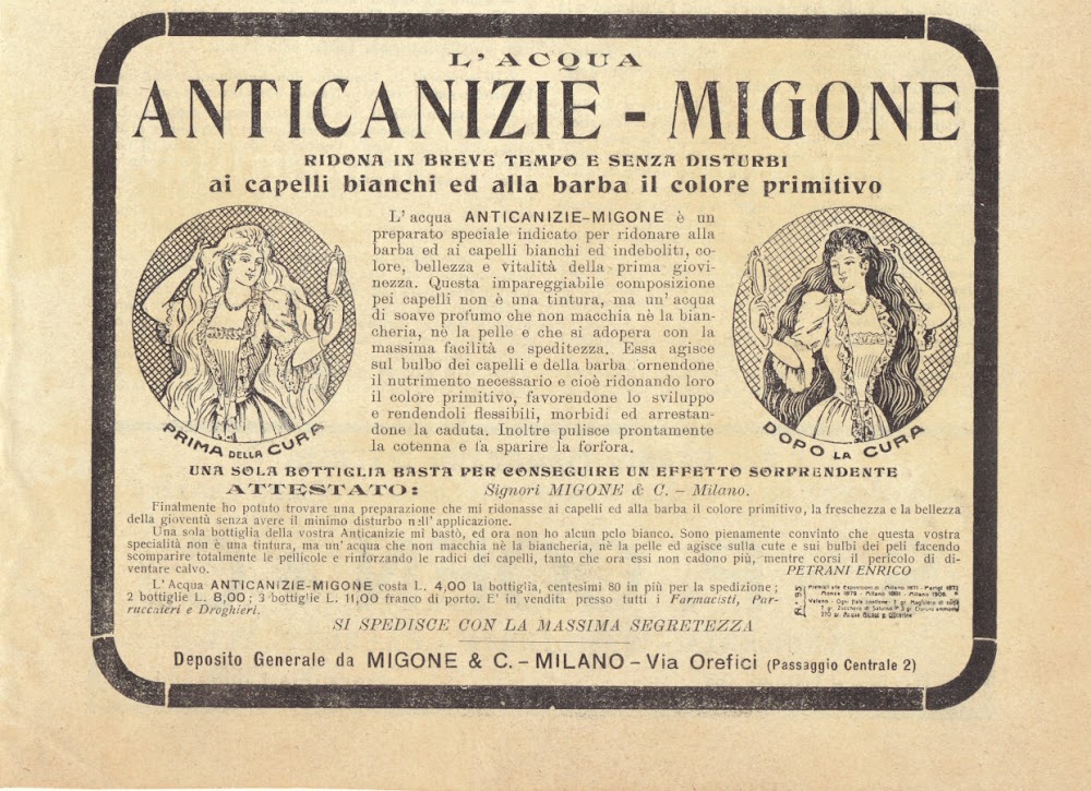 L'acqua anticanizie Migone ridona in breve tempo e senza disturbi... …