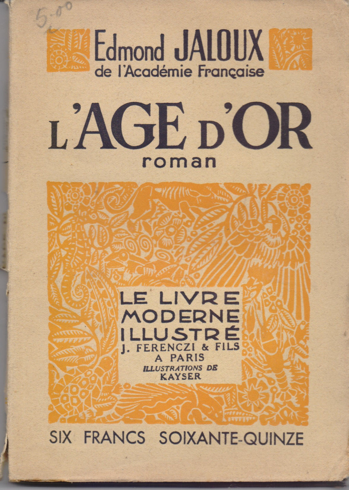 L'age d'or - Edmond Jaloux
