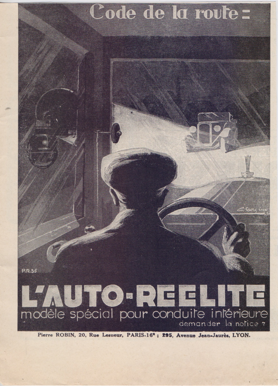 L'Auto-reelite. Advertising 1926