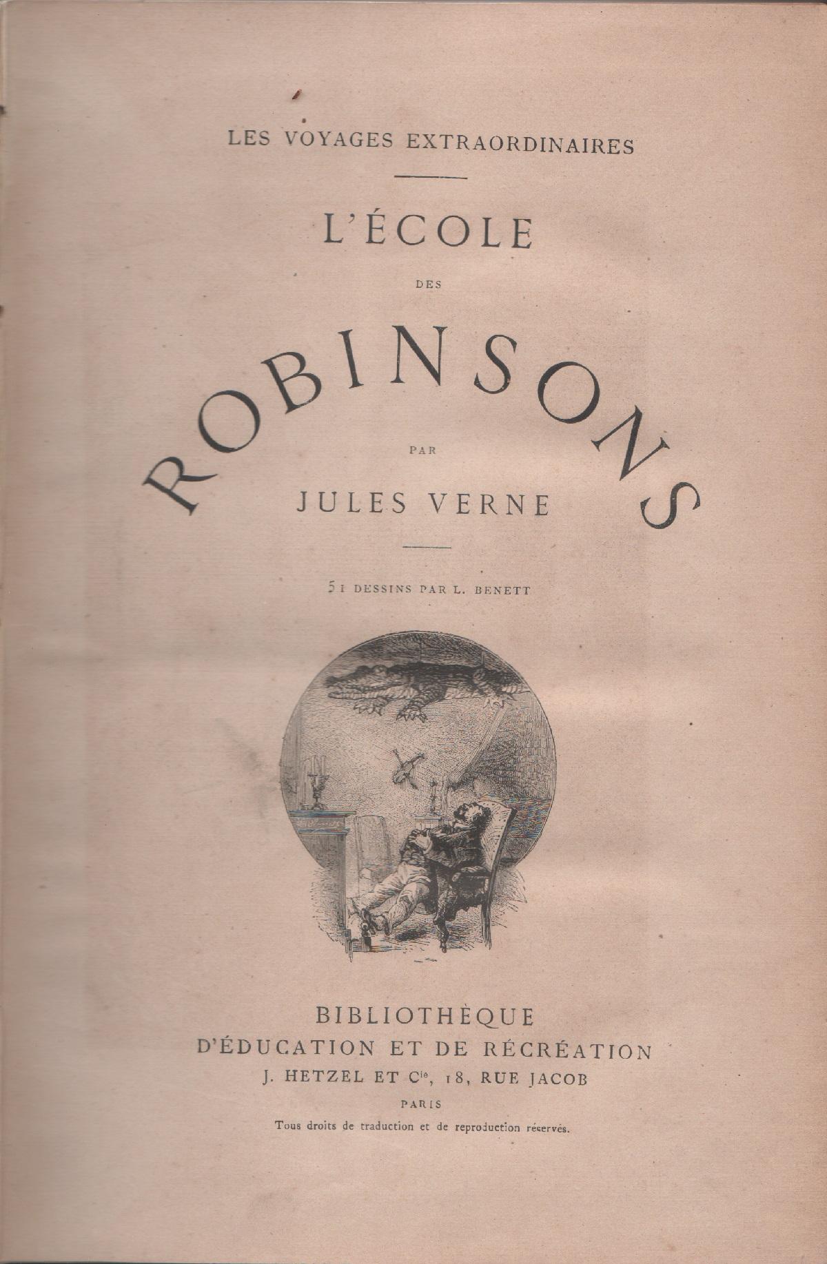 L'ecole des Robinsons - Julies Verne