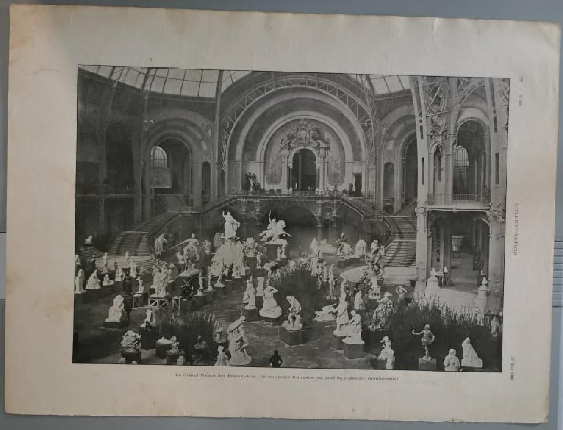 L'Exposition de Paris. La neuf sculpture francaise/ sculpture entrangere. Stampa …