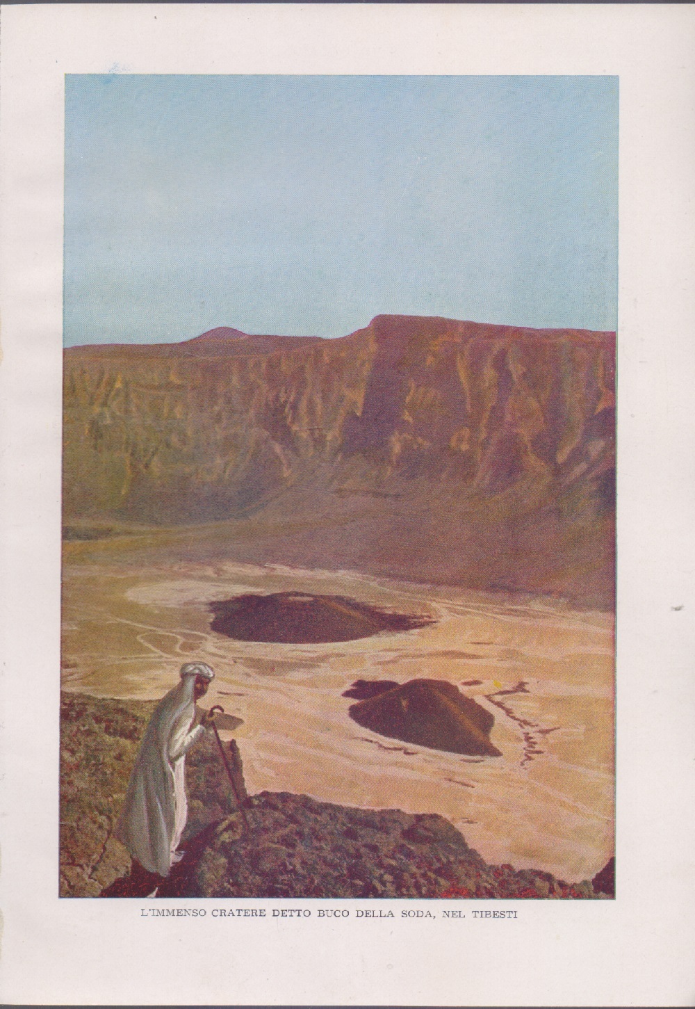 L'immenso cratere detto Buco della Soda nel Tibesti. Immagine1940