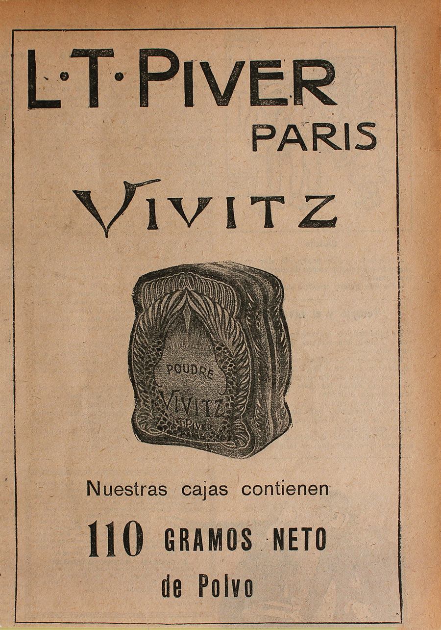 L.T. Pivier Paris. Vivitz - Advertising 1922