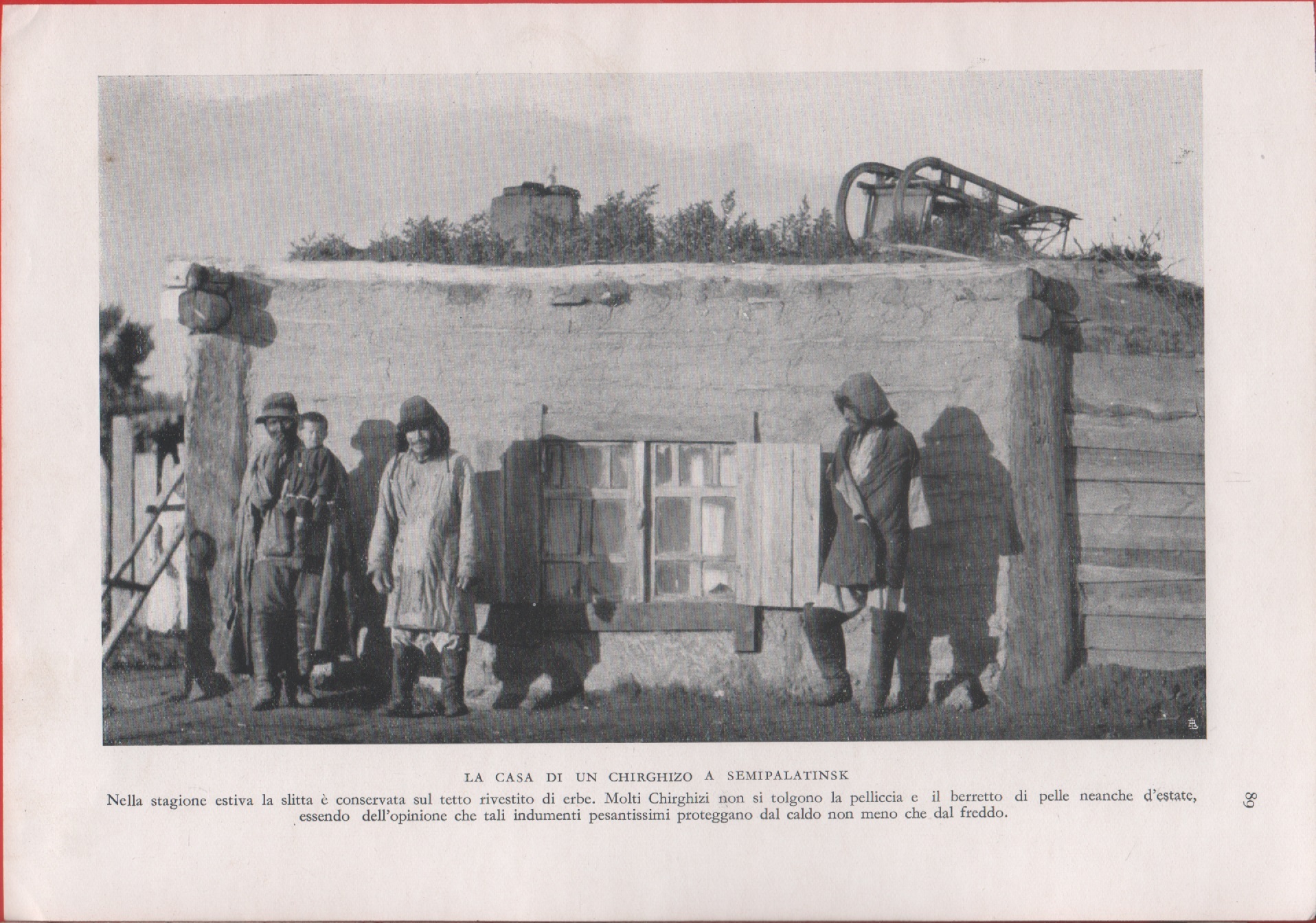 La casa di un chirghizo a Semipalansk. Immagine 1937