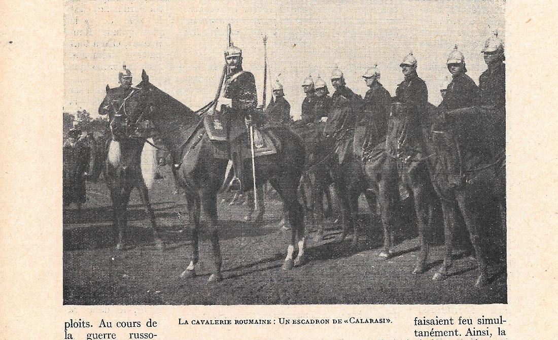 La cavalerie roumanine, un escadron de Calarasi. 1915