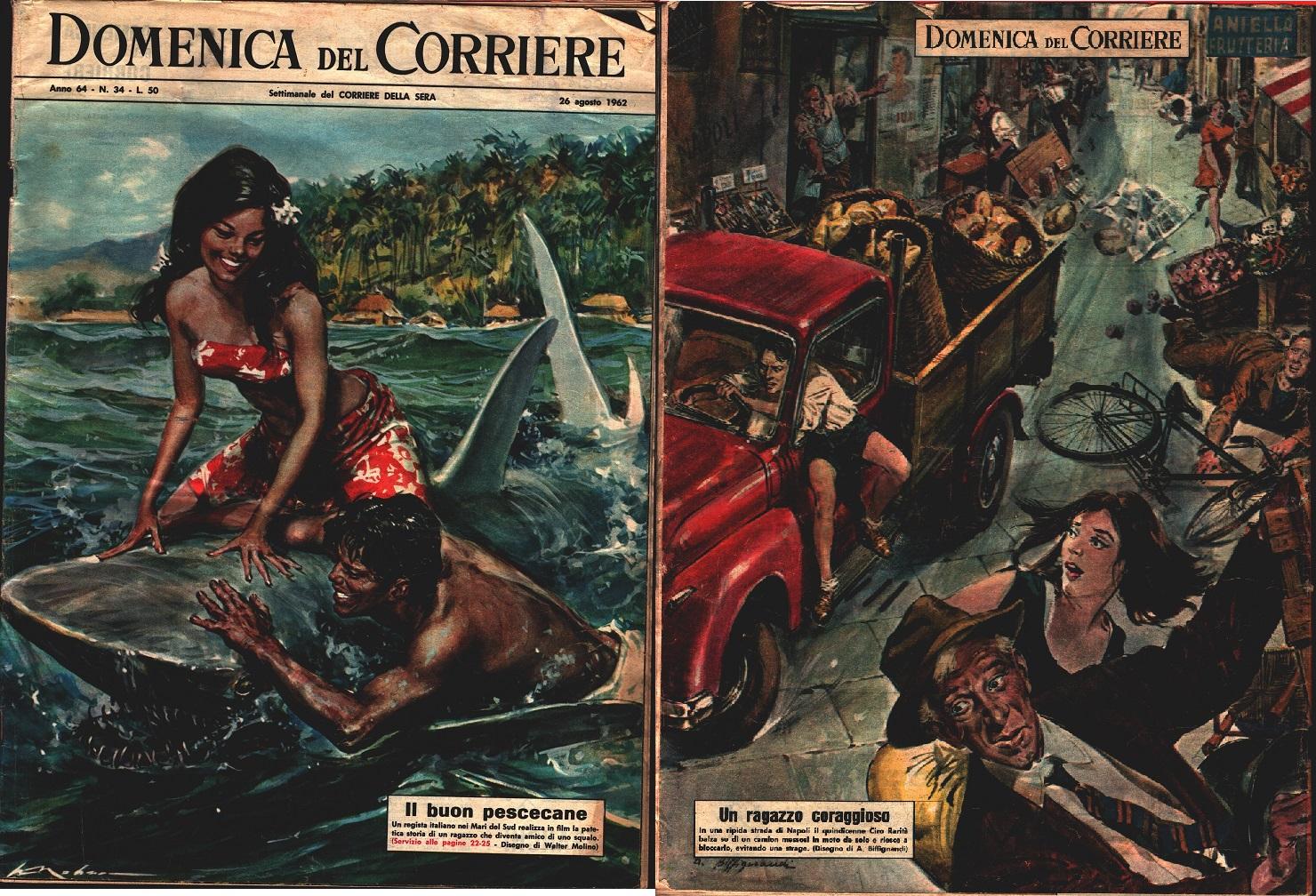 La Domenica del Corriere 26 Agosto 1962 Marilyn Monroe Sormani …