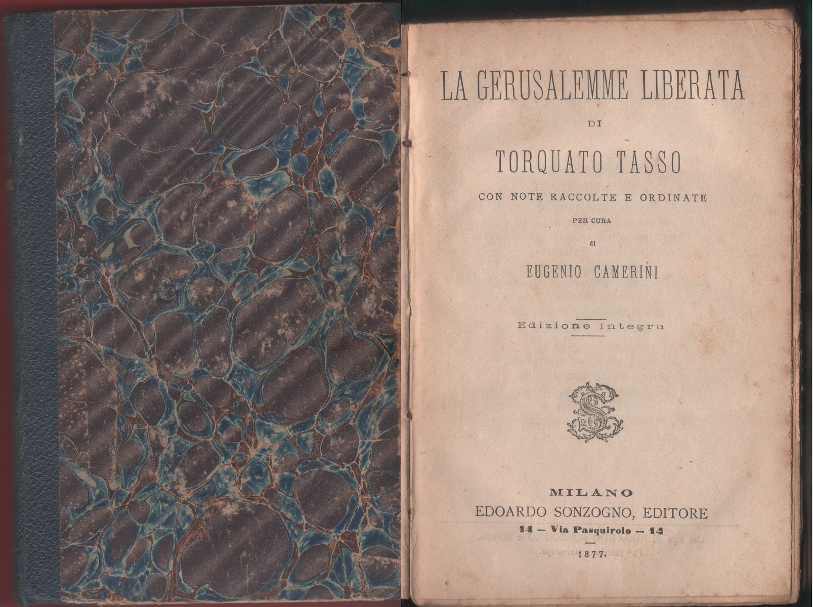 La Gerusalemme liberata. Con note raccolte e ordinate per cura …