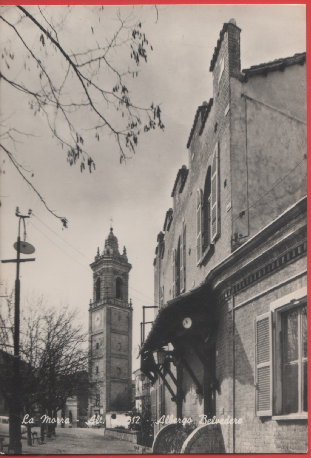 La Morra (CN). Albergo Belvedere. Non viaggiata