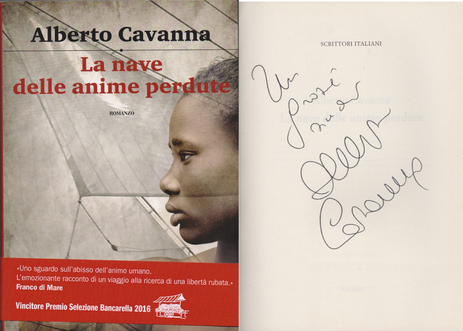 La nave delle anime perdute. -Cavanna Alberto