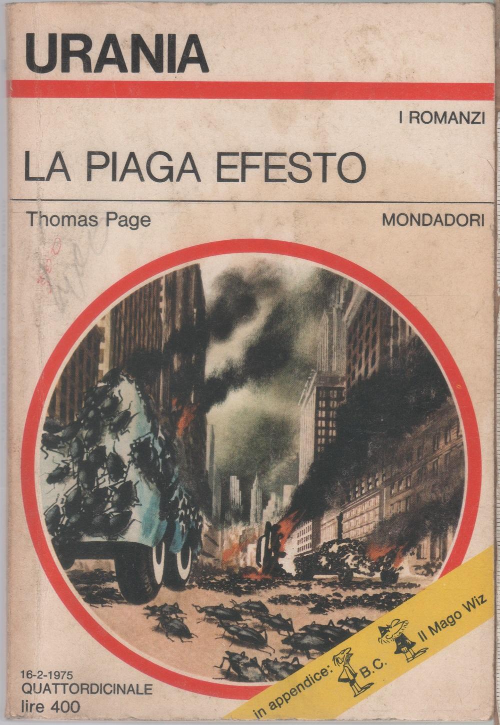 La piaga Efesto. Urania 664 - Thomas Page