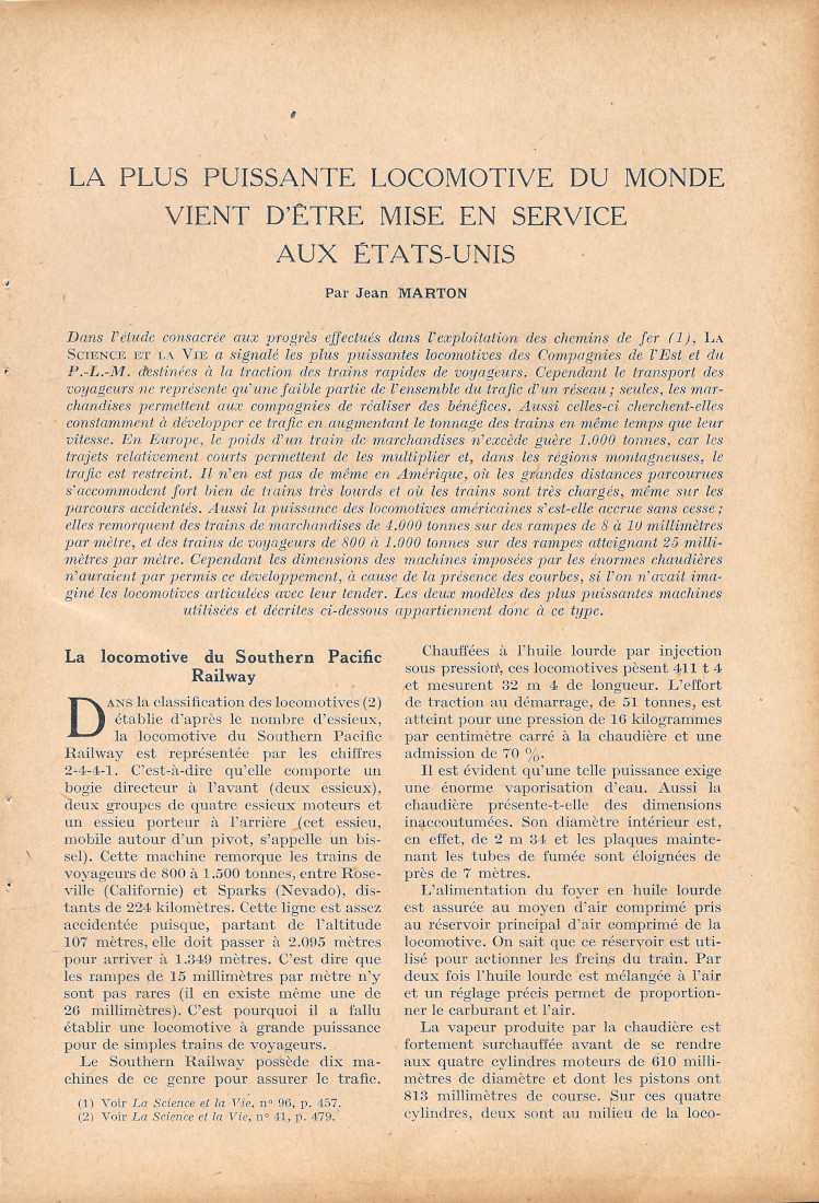 La plus puissante locomotive du monde (estratto) - 1929
