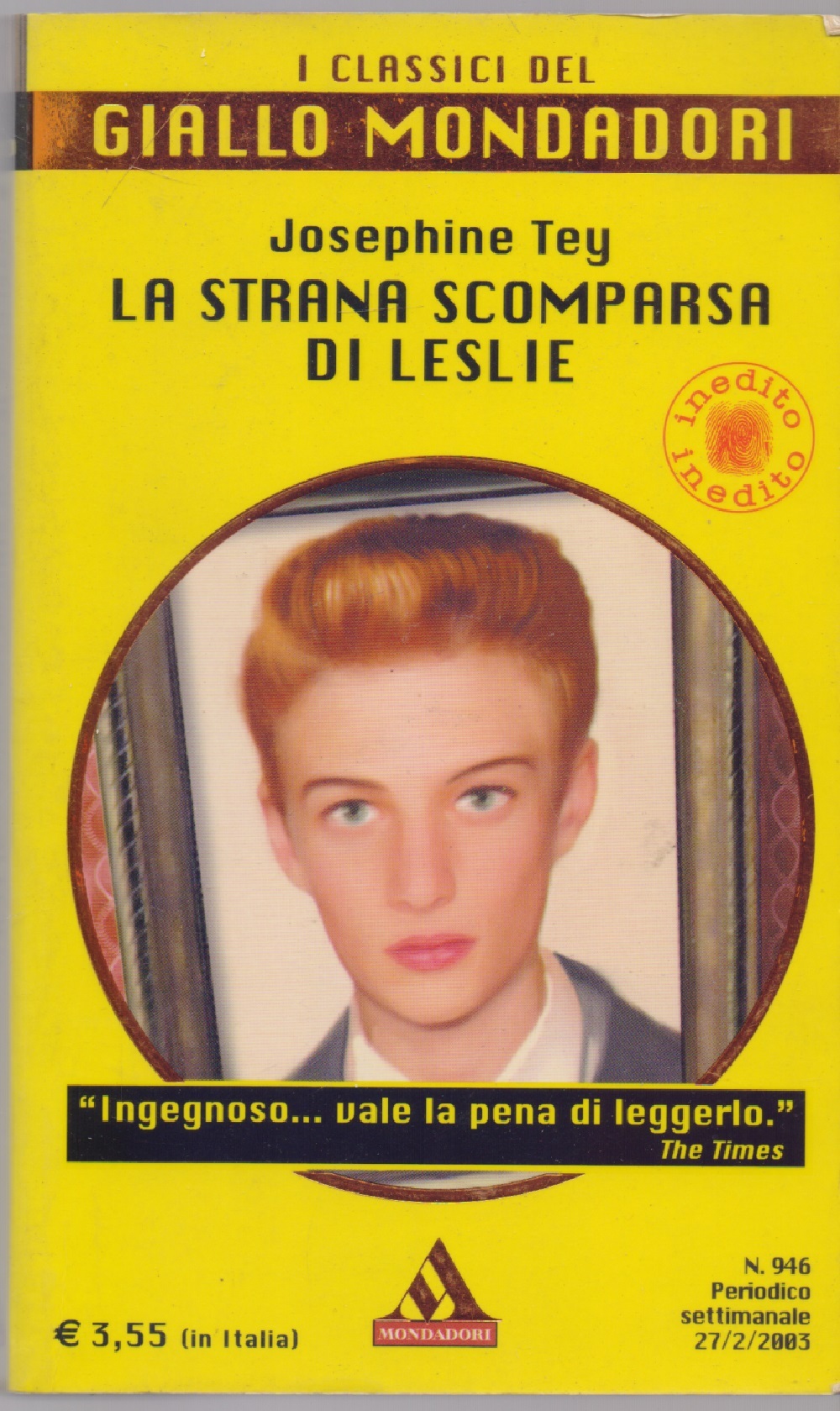 La strana scomparsa di Leslie - Josephine Tey