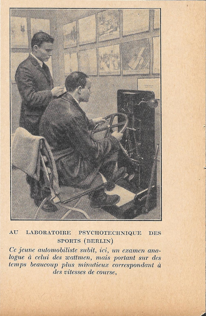 Laboratoire Psycotechnique des Sports Berlin - Immagine 1928