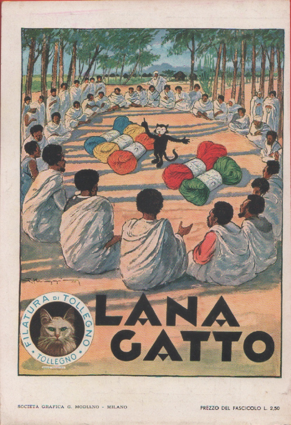 Lana Gatto. Advertising 1937