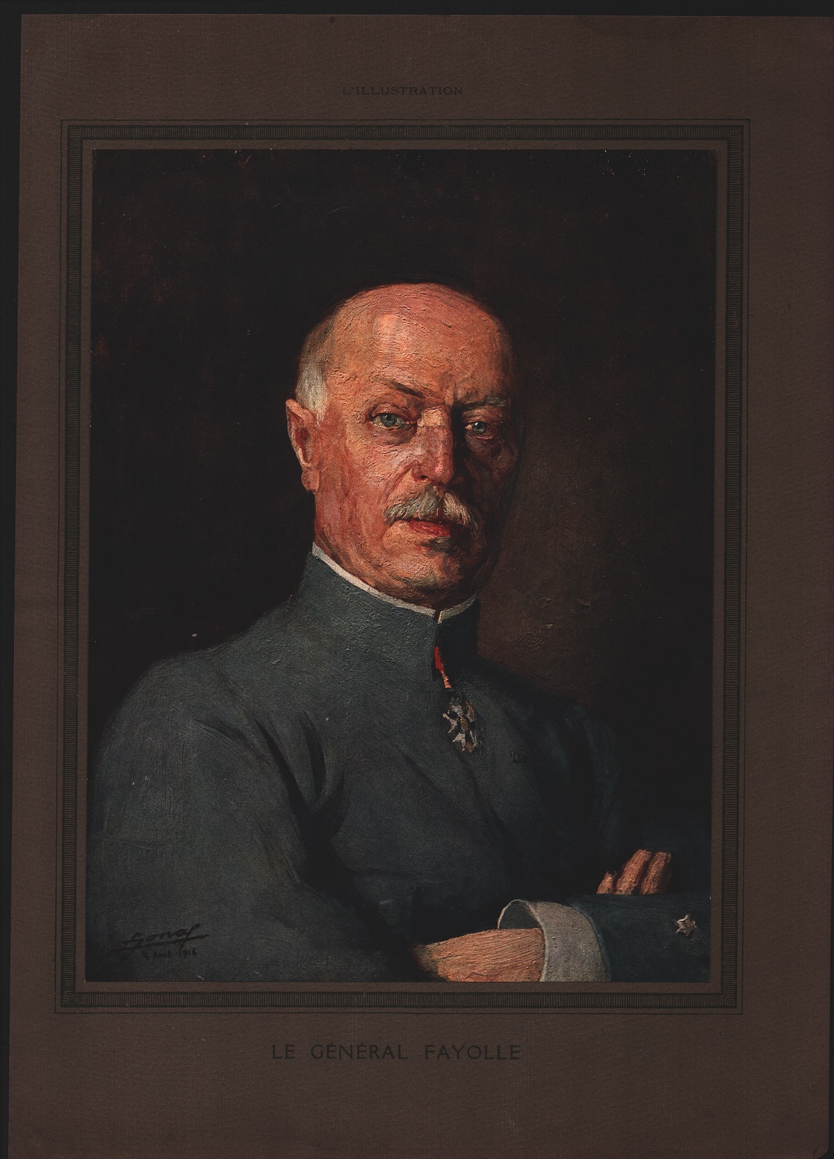Le general Fayolle (WWI). Immagine 1916