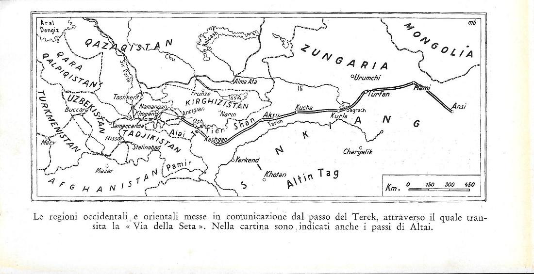 Le regioni occidentali e orientali messe in comunicazione dal passo …