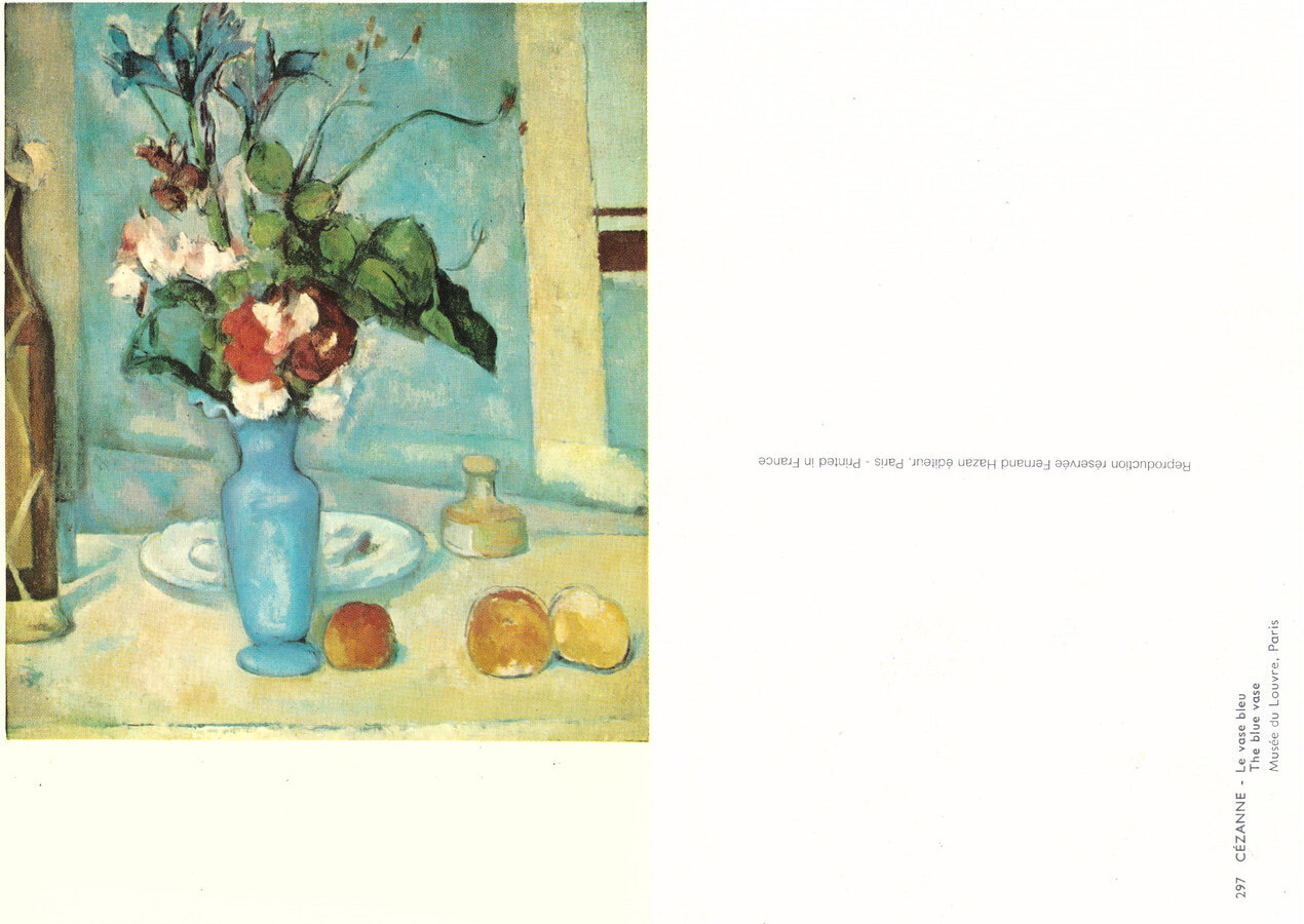 Le vase bleu (Cezanne). Non viaggiata