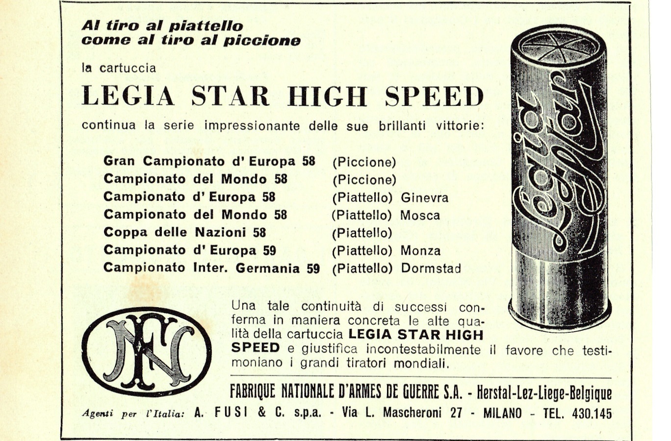 Legia Star High Speed. Advertising 1961