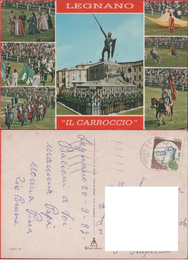 Legnano (MI). Il Carroccio. Vedutine. Viaggiata 1987