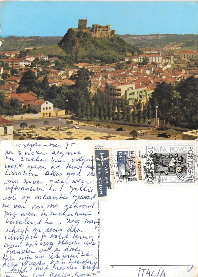 Leiria. Viaggiata 1975