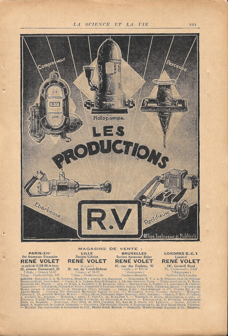 Les Productions R.V René Volet / Ascenseurs continus CGTE - …