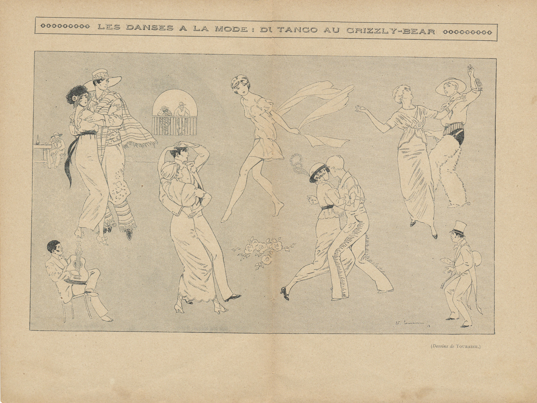 Les sept peches capitaux. (ill. Fabiano). Stampa 1913