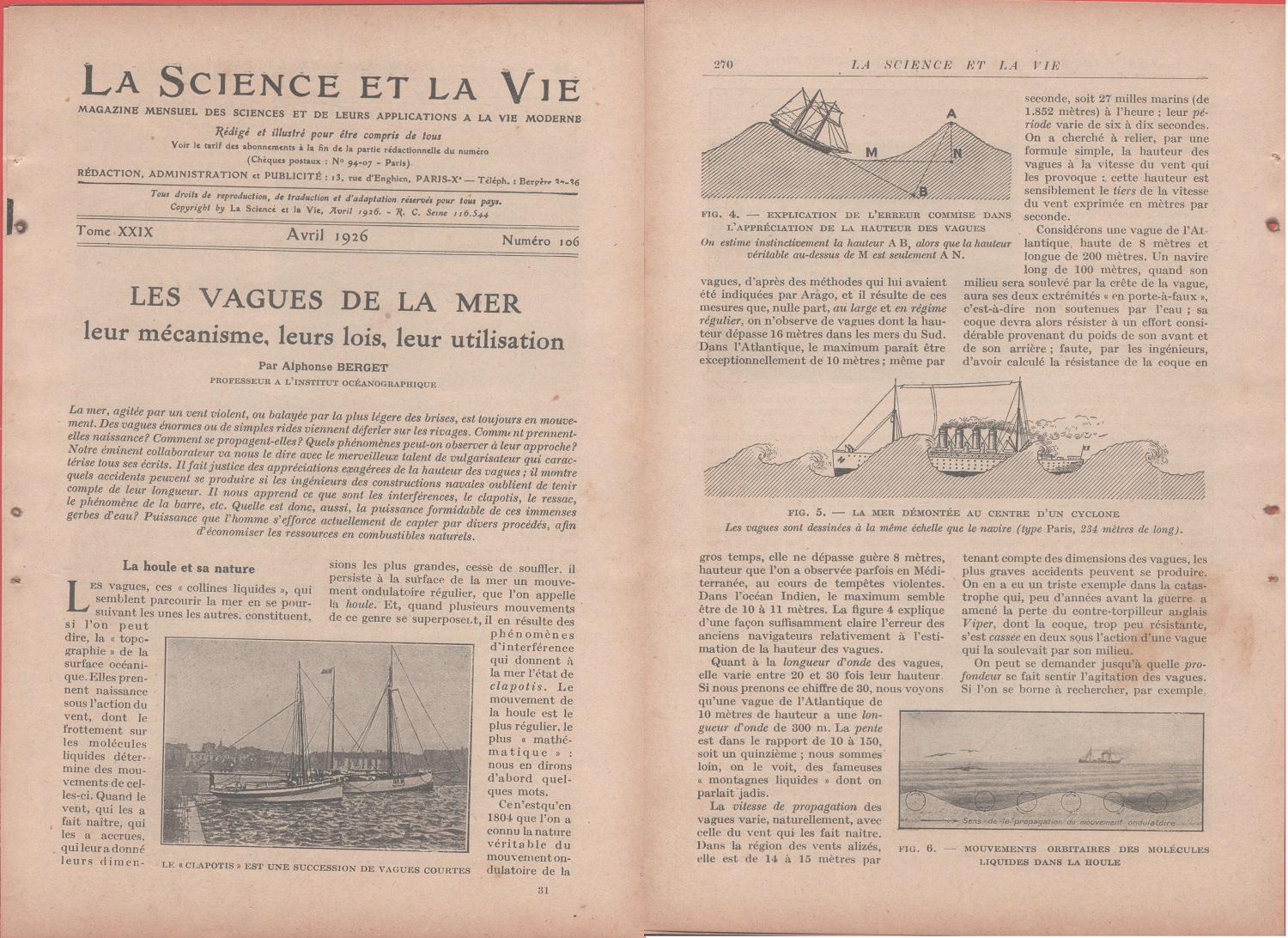 Les vagues de la mer.. da La science et la …