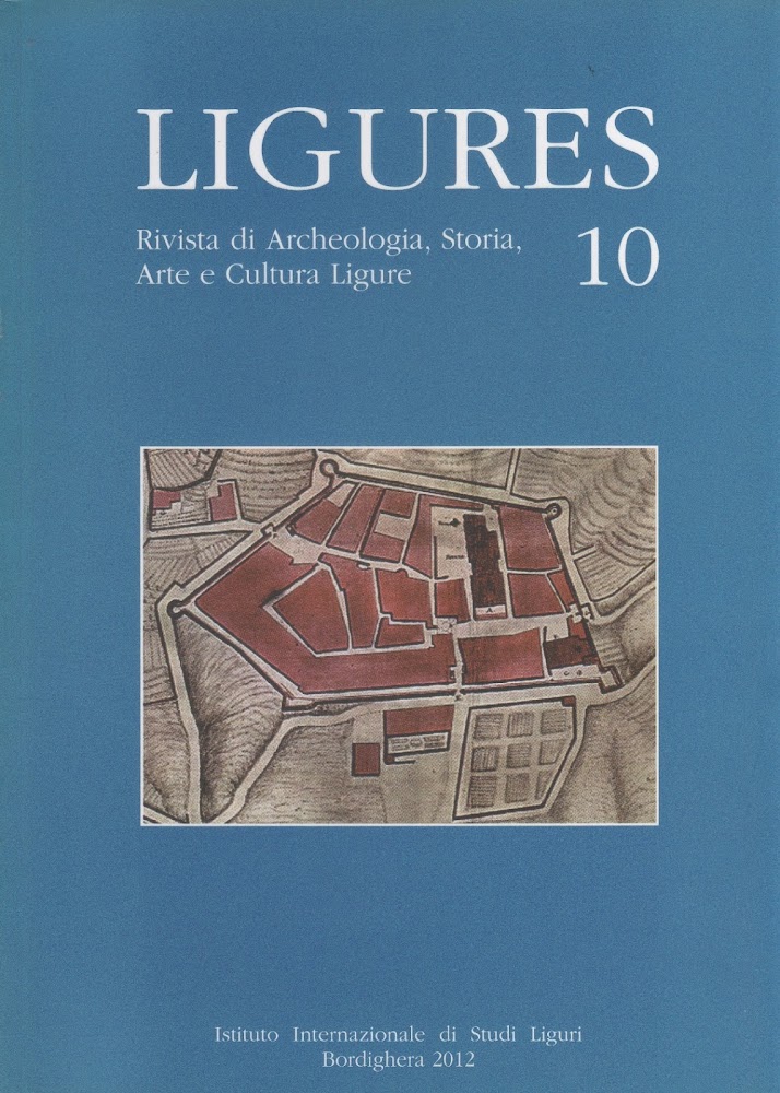 Ligures. Rivista di Archeologia, Storia, Arte e Cultura Ligure. n. …