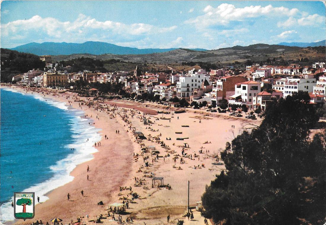 Lloret de Mar. Gerona. Vista parcial. Non viaggiata