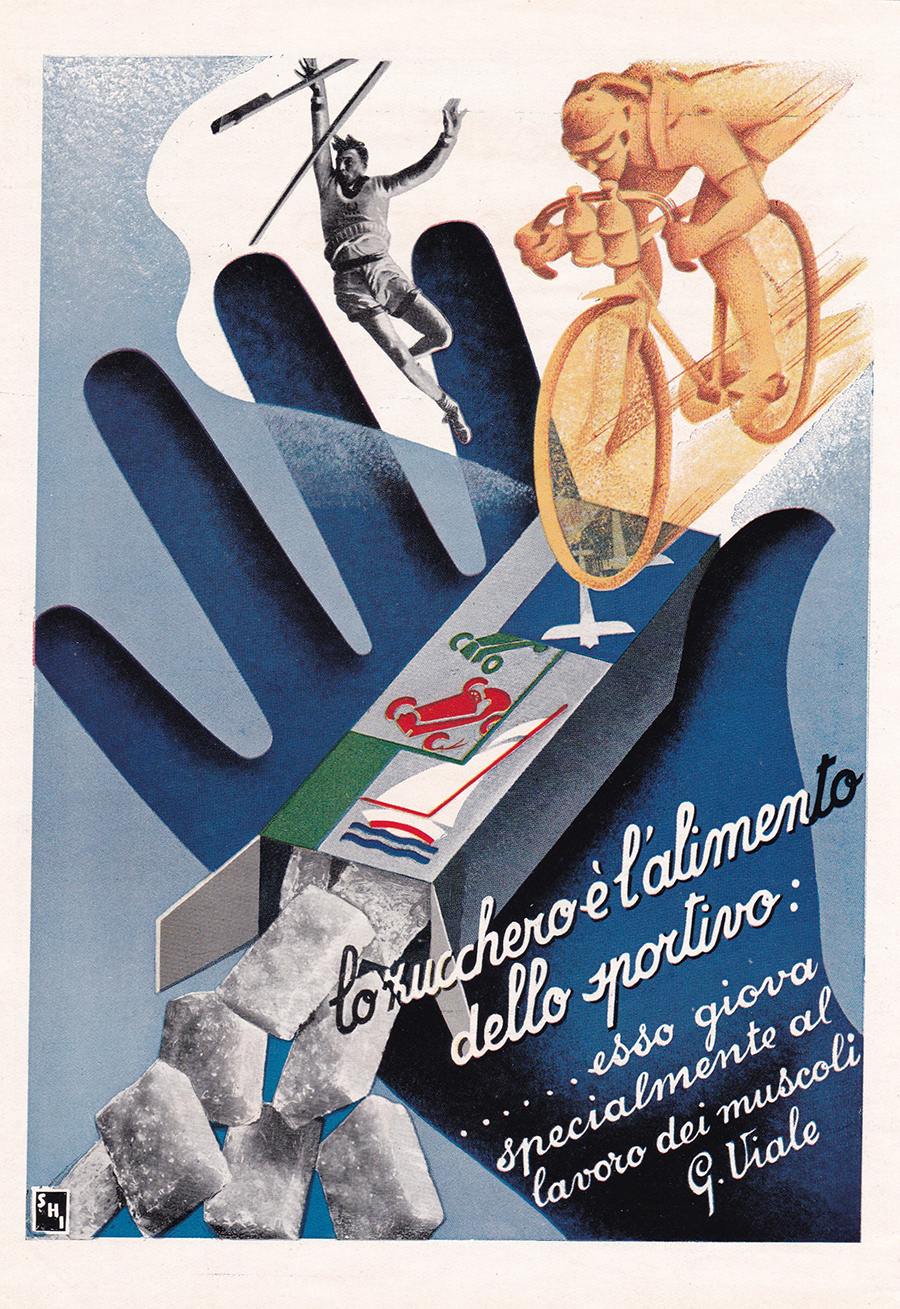 Lo zucchero è l'alimento dello sportivo / CGS - Advertising …