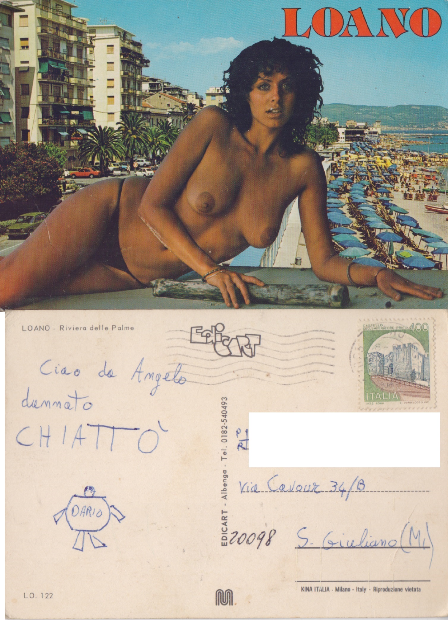 Loano (SV). Riviera delle palme. Viaggiata