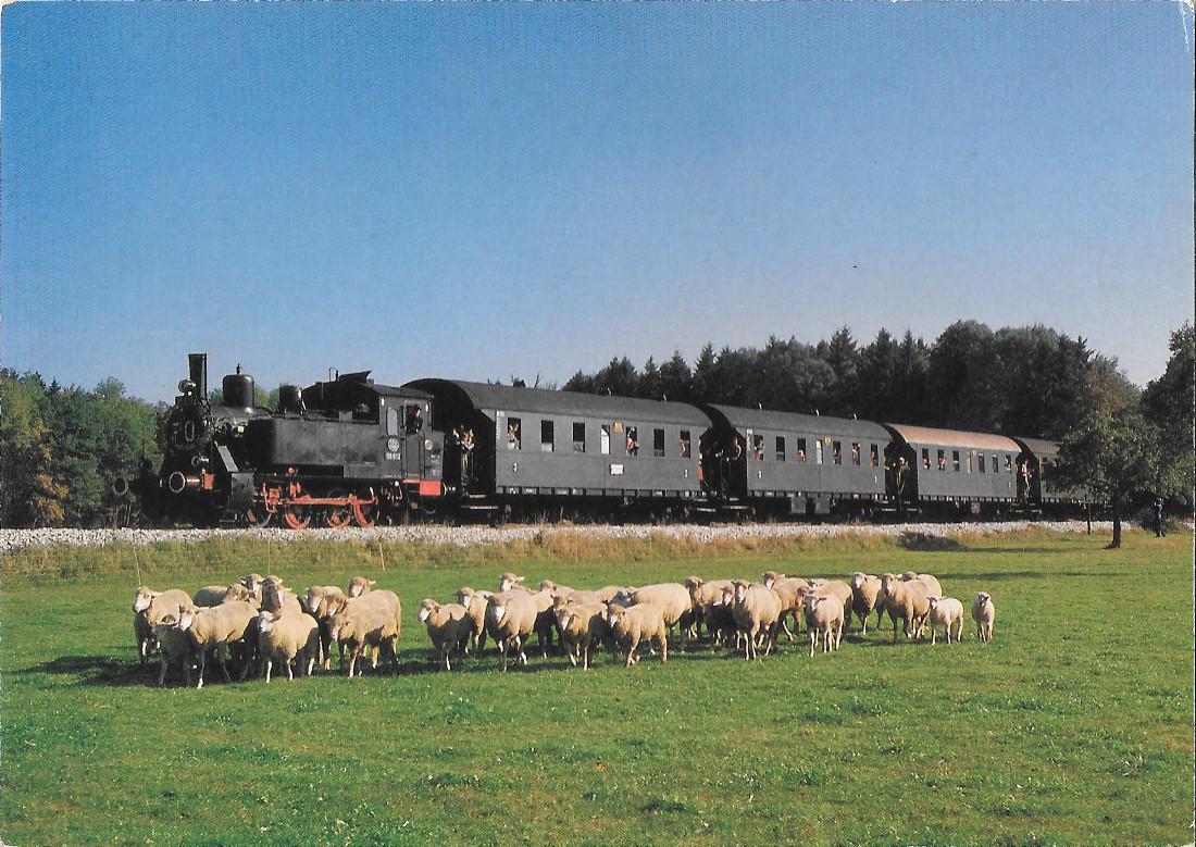 Lokalbahn Dampf Lokomotive 98 812. Non viaggiata