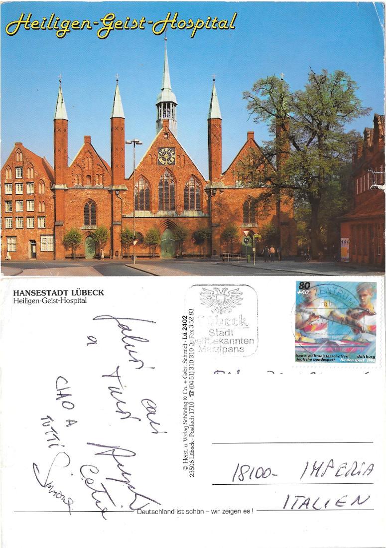 Lubeck (GER). Heiligen Geist Hospital. Viaggiata 1997