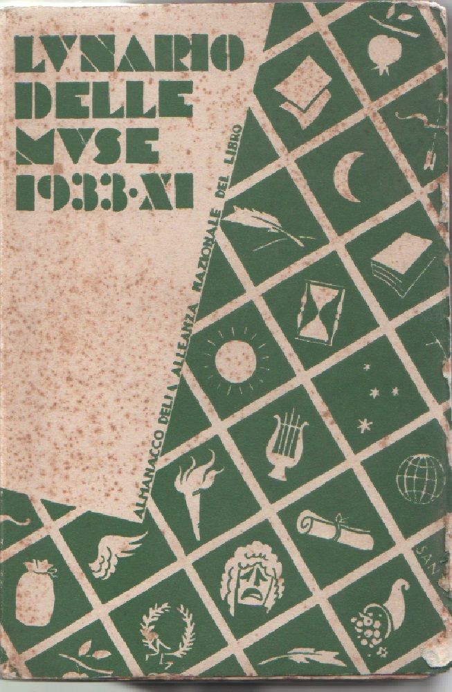 Lunario delle muse supplemento bio-bibliografico 1933