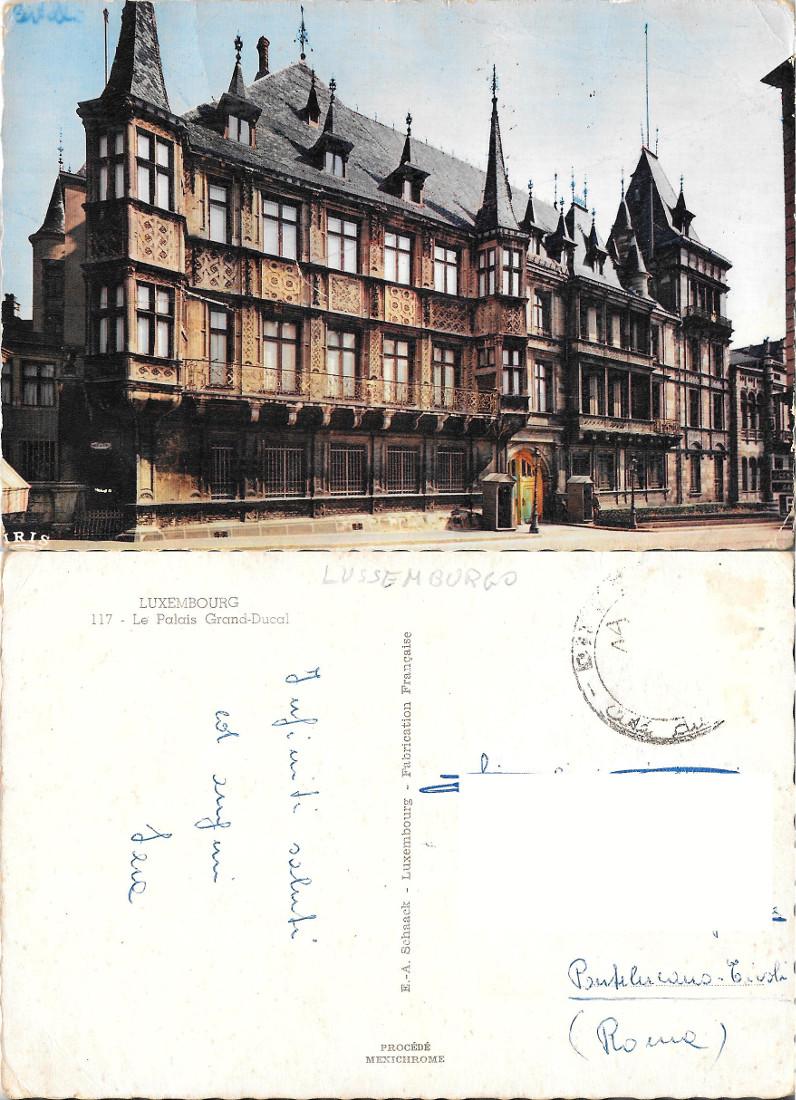 Luxembourg. Le Palais Grand-Ducal. Viaggiata