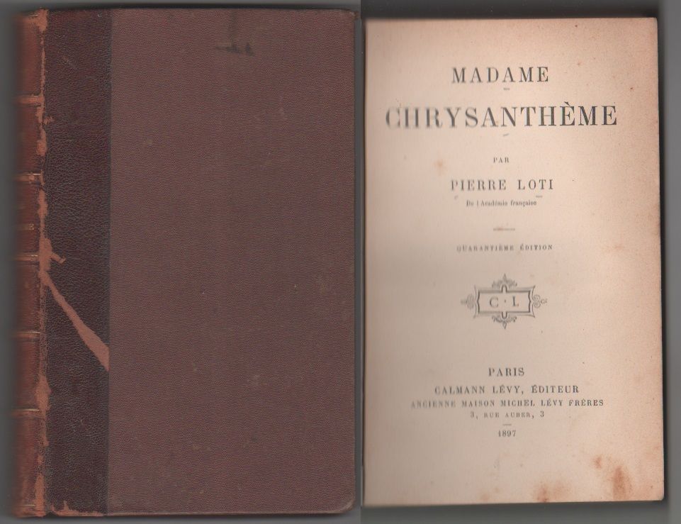 Madame Chrysanthème - Pierre Loti