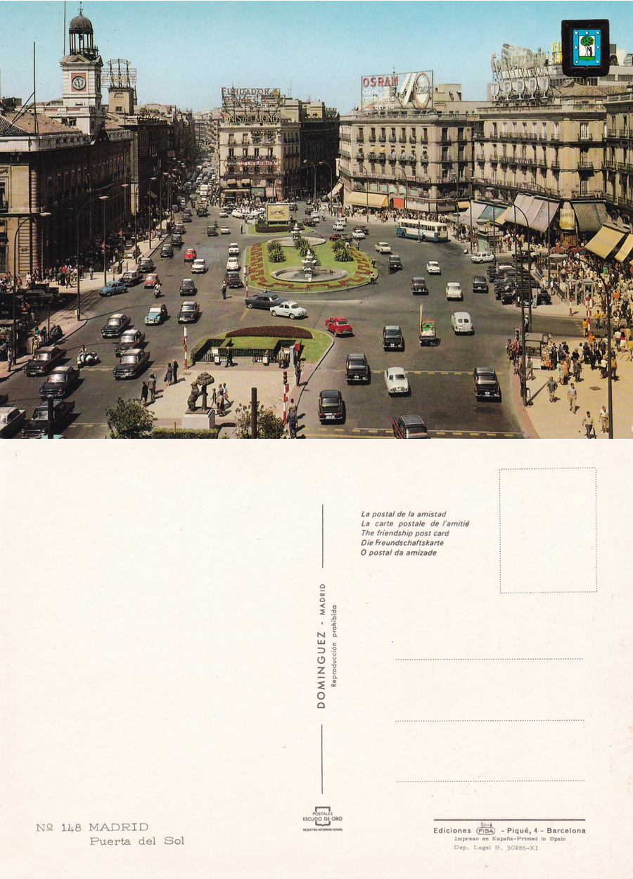 Madrid. Puerta del Sol. Non viaggiata