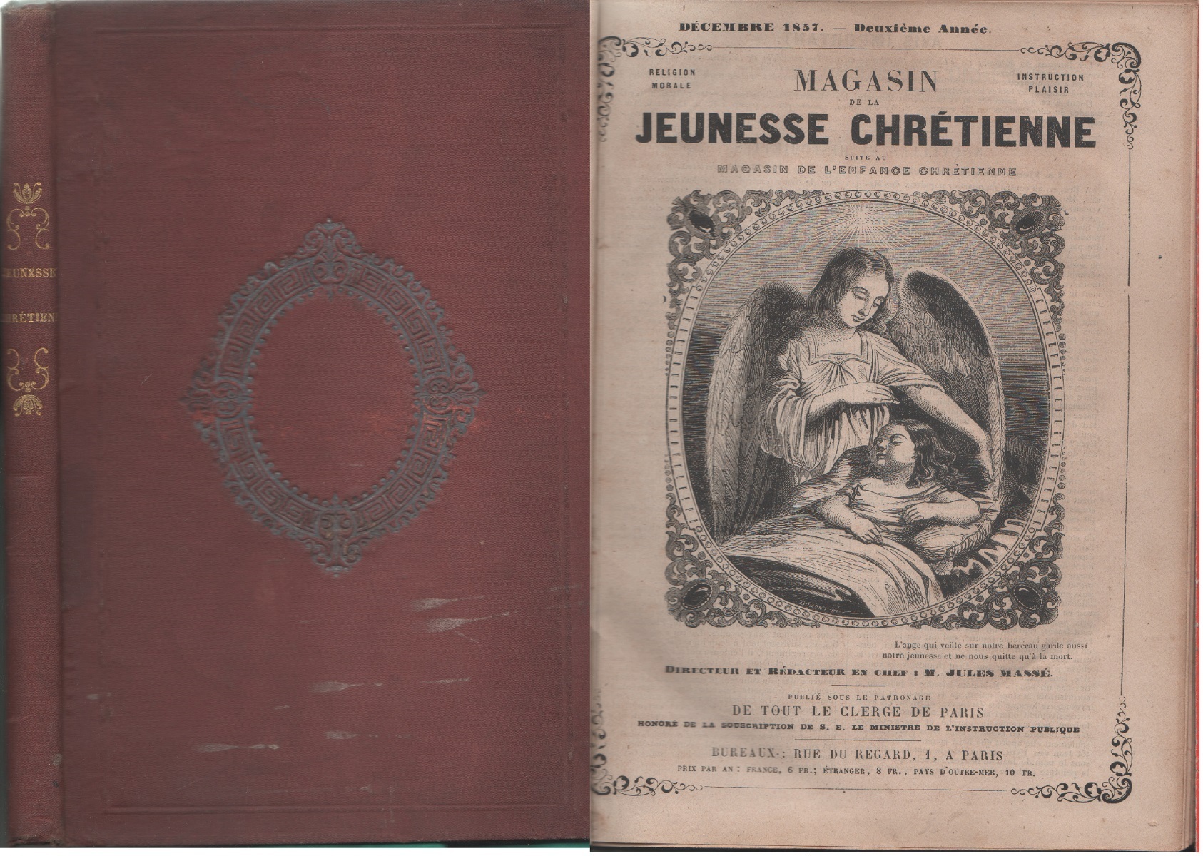 Magasin de la Jeunesse Chretienne. anni 1856-1857