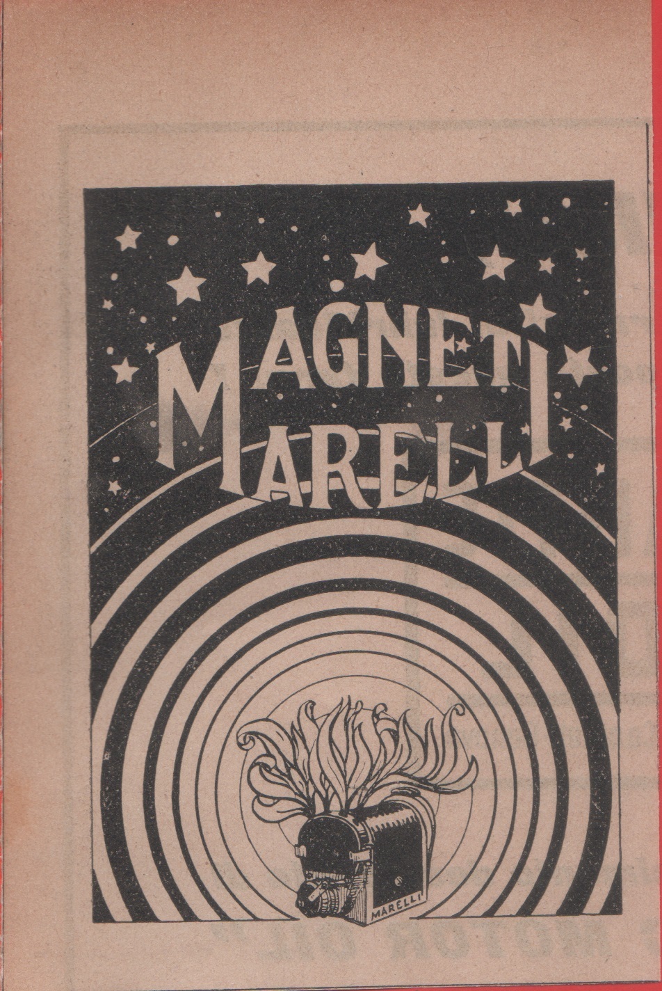 Magneti Marelli. Advertising 1926
