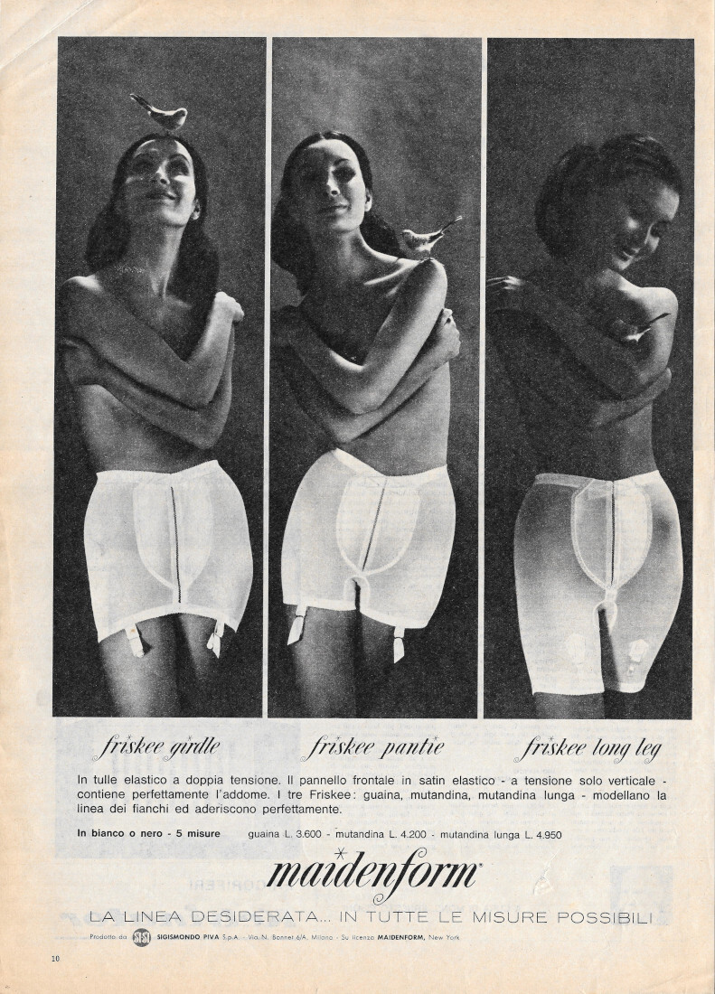 Maidenform corsetteria - Advertising 1964