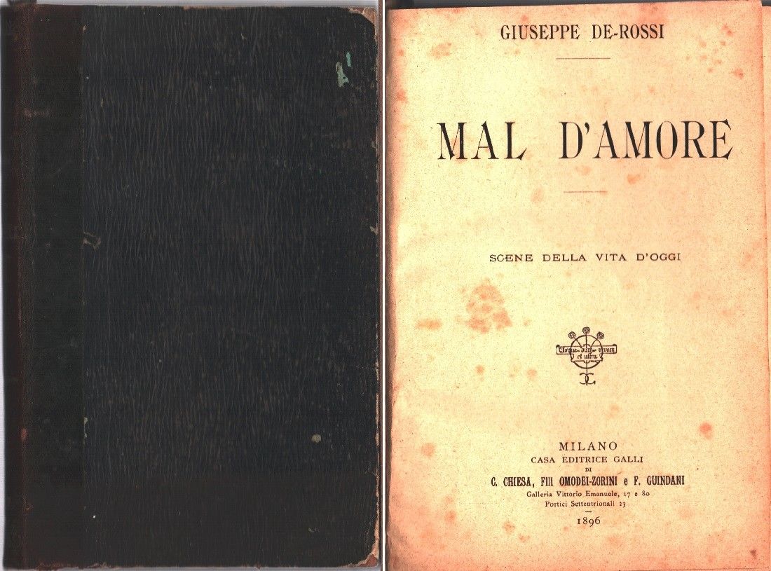 Mal d'amore. Scene della vita d'oggi - Giuseppe De-Rossi