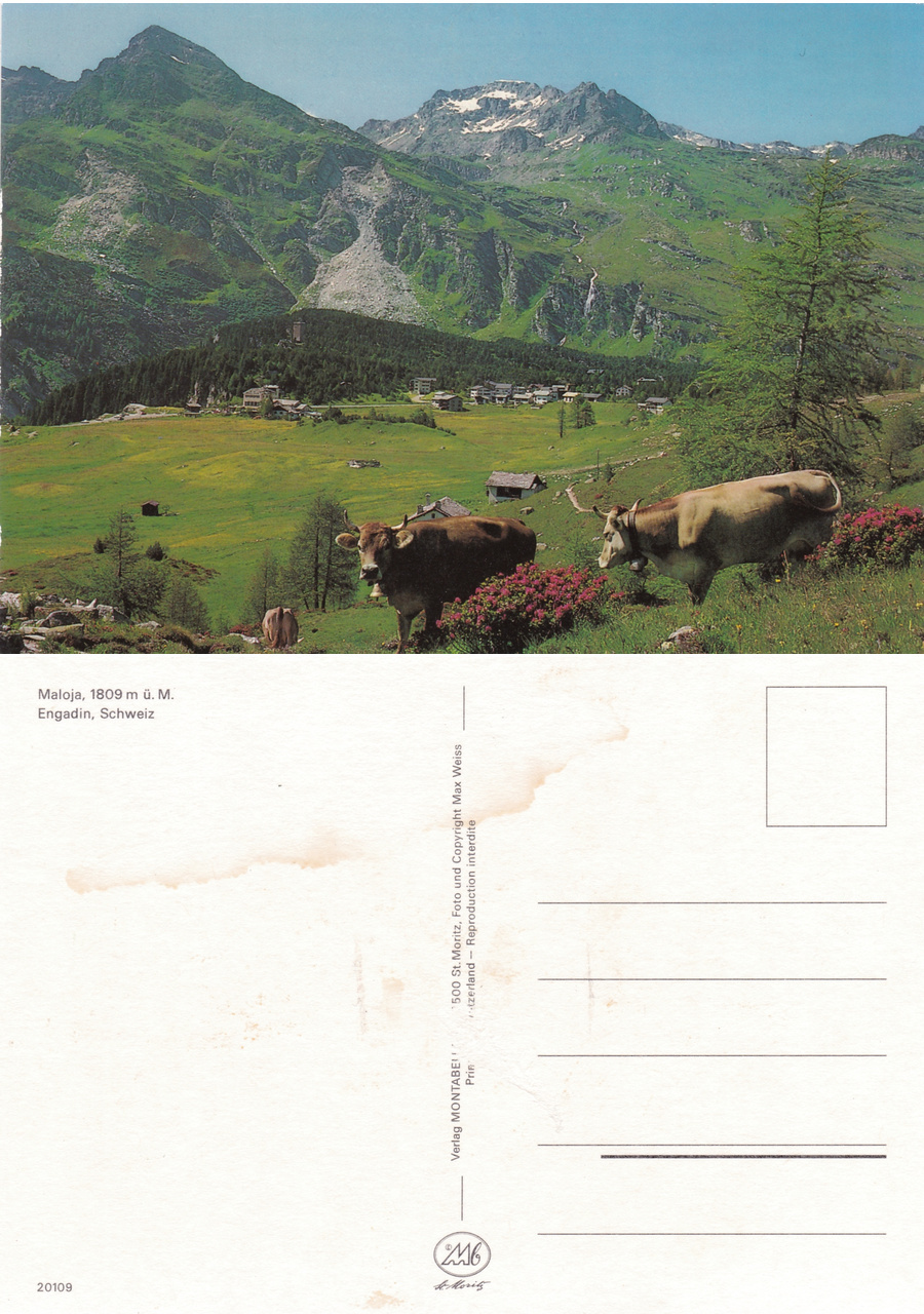 Maloja, Egandin. Non viaggiata