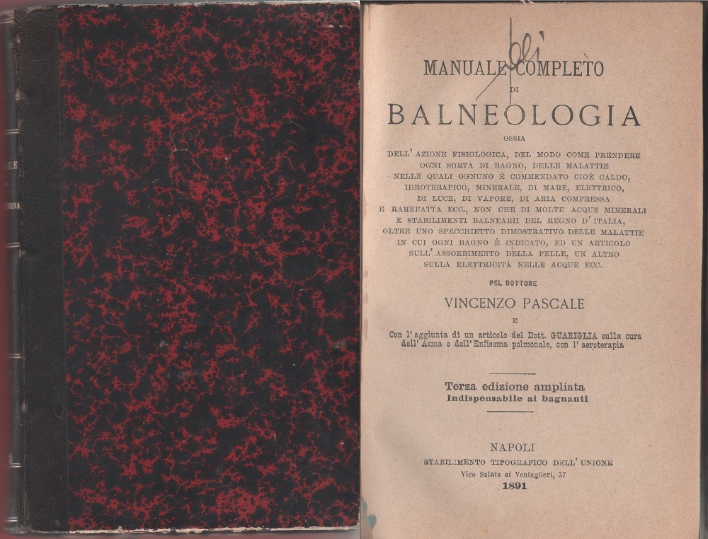 Manuale completo di balneologia ossia dell'azione fisiologica... - Vincenzo Pascale