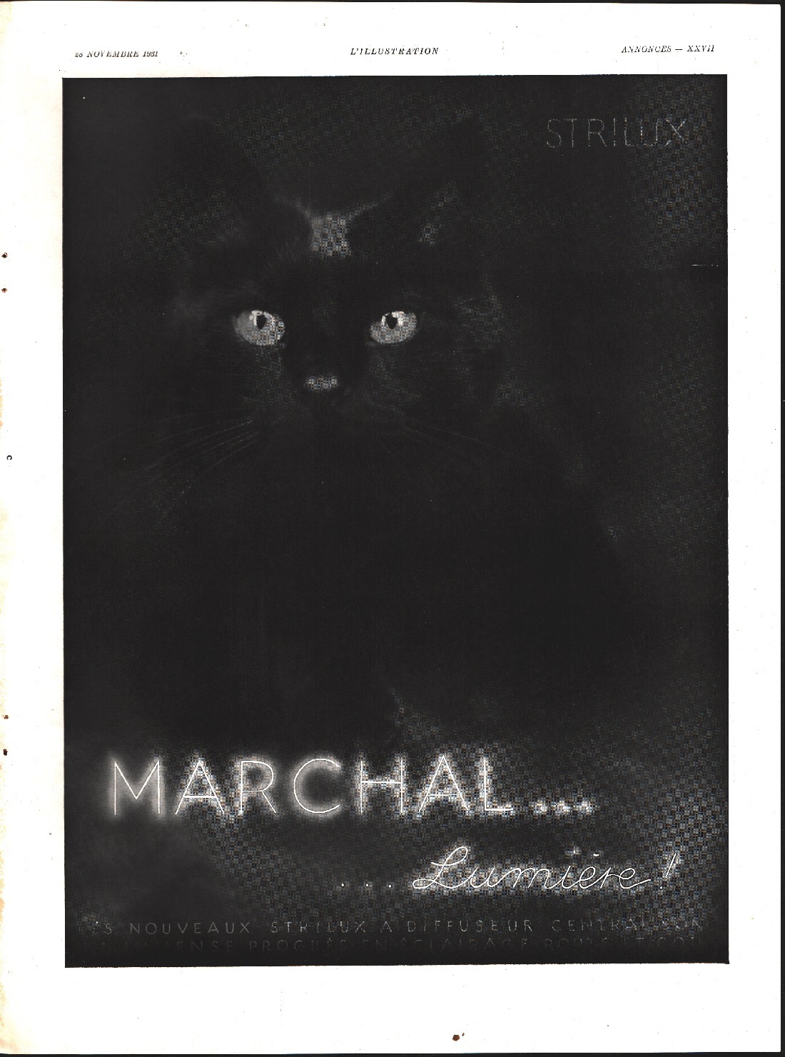 Marchal... lumiere. Advertising 1932