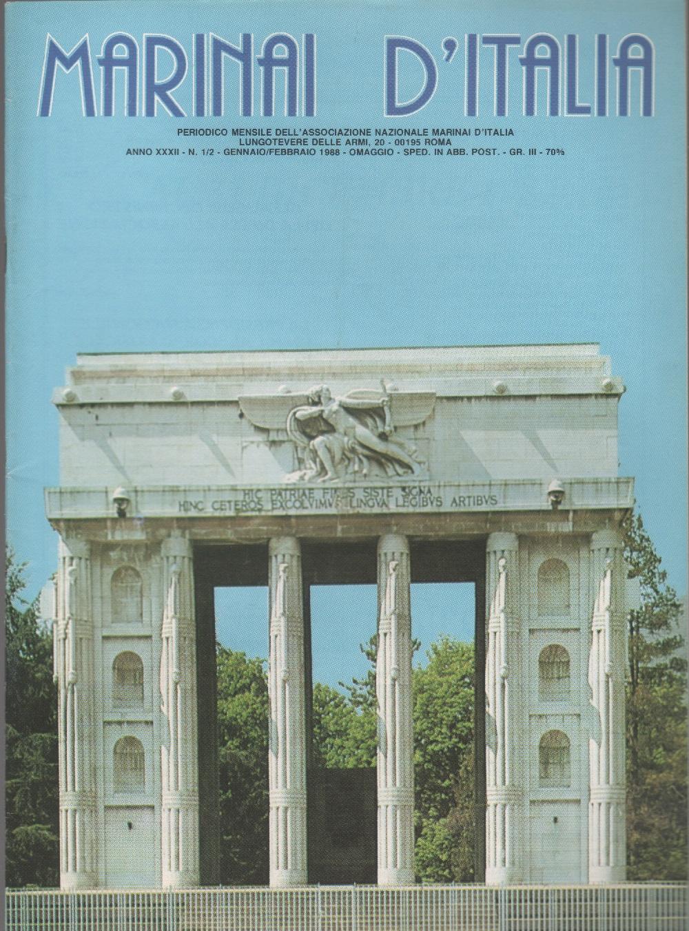 Marinai d'Italia. n. 1/2 gennaio/febbraio 1988